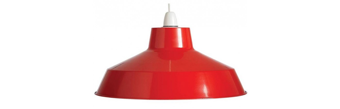 RED METAL LAMP